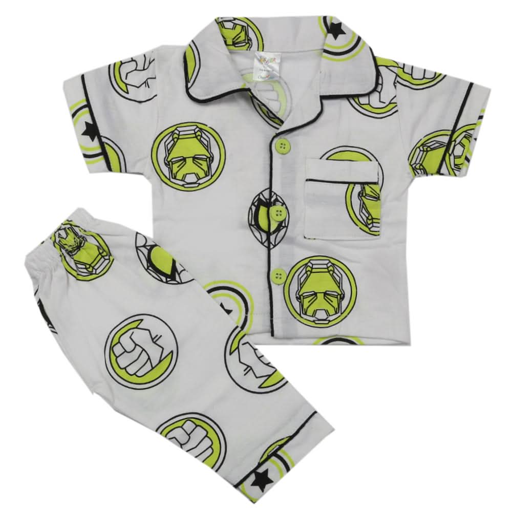 Newborn Boys Night Suit - Green, Newborn Boys Sets & Suits, Chase Value, Chase Value