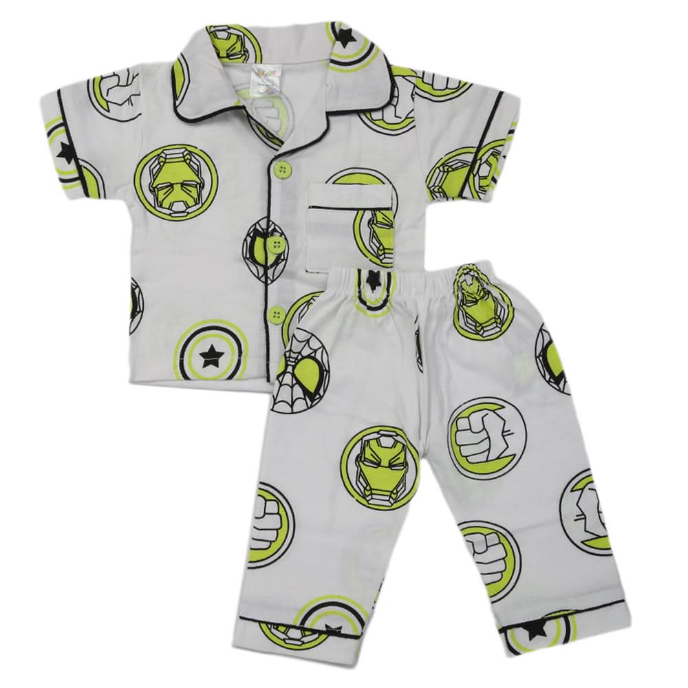 Newborn Boys Night Suit - Green, Newborn Boys Sets & Suits, Chase Value, Chase Value