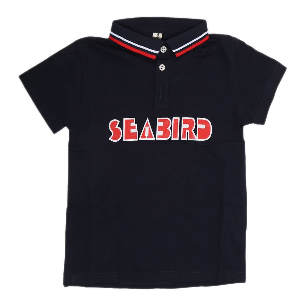 Boys Half Sleeves Polo T-Shirt - Navy Blue, Kids, Boys T-Shirts, Chase Value, Chase Value