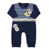 Newborn Boys Full Sleeves Romper - Navy Blue, Kids, Newborn Boys Rompers, Chase Value, Chase Value