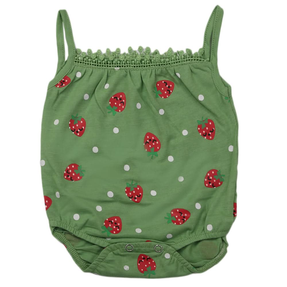 Newborn Girls Romper - Green, Kids, Newborn Girls Rompers, Chase Value, Chase Value