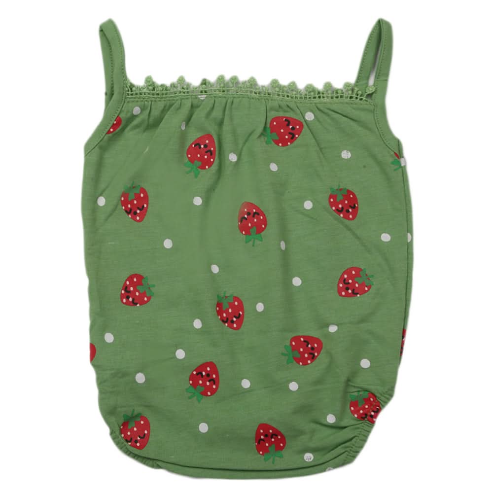 Newborn Girls Romper - Green, Kids, Newborn Girls Rompers, Chase Value, Chase Value