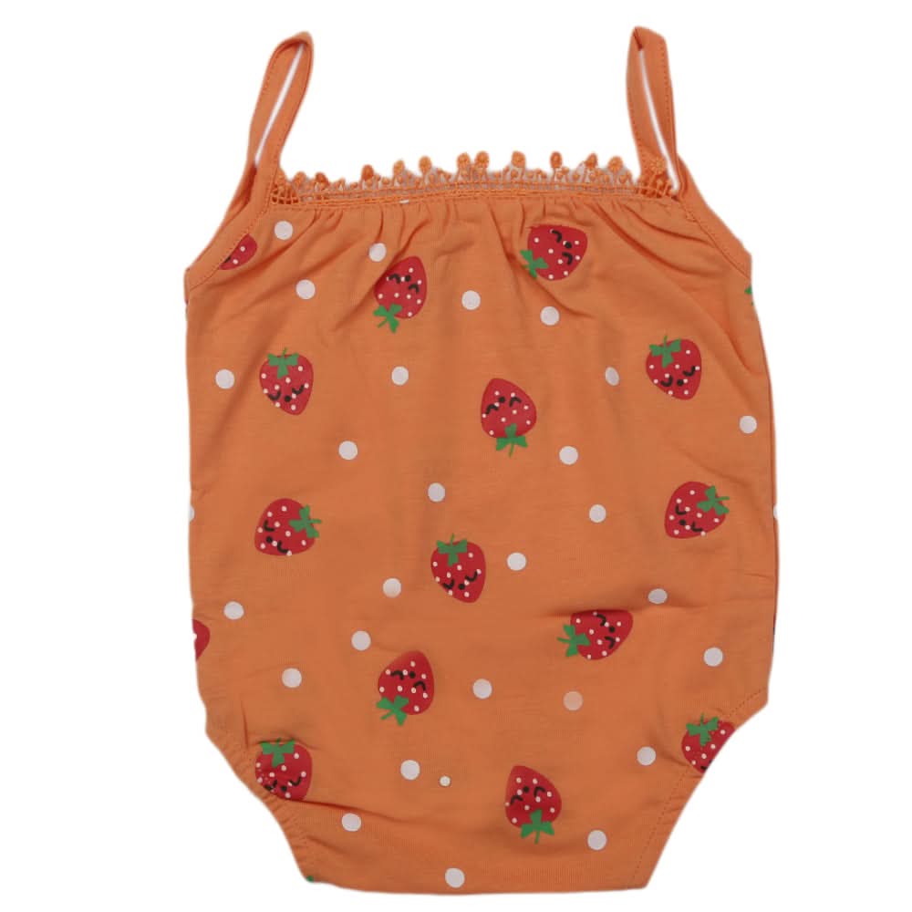 Newborn Girls Romper - Peach, Kids, Newborn Girls Rompers, Chase Value, Chase Value