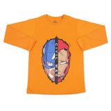 Boys Full Sleeves T-Shirt - Orange, Kids, Boys T-Shirts, Chase Value, Chase Value