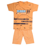 Boys Half Sleeves Suit - Peach, Kids, Boys Sets And Suits, Chase Value, Chase Value