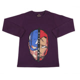 Boys Full Sleeves T-Shirt - Purple, Kids, Boys T-Shirts, Chase Value, Chase Value