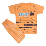 Boys Half Sleeves Suit - Peach, Kids, Boys Sets And Suits, Chase Value, Chase Value