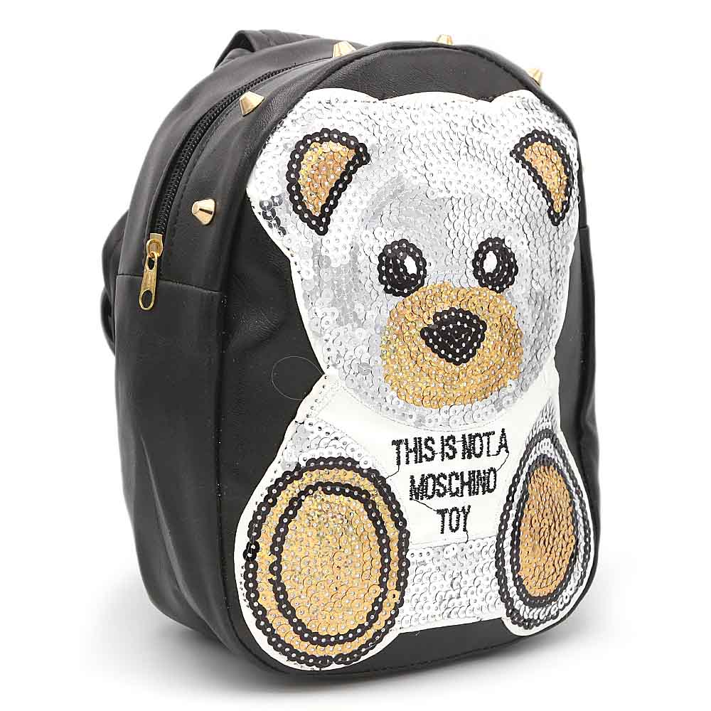 Girls Backpack (7572-A) Black, Kids, School And Laptop Bags, Chase Value, Chase Value