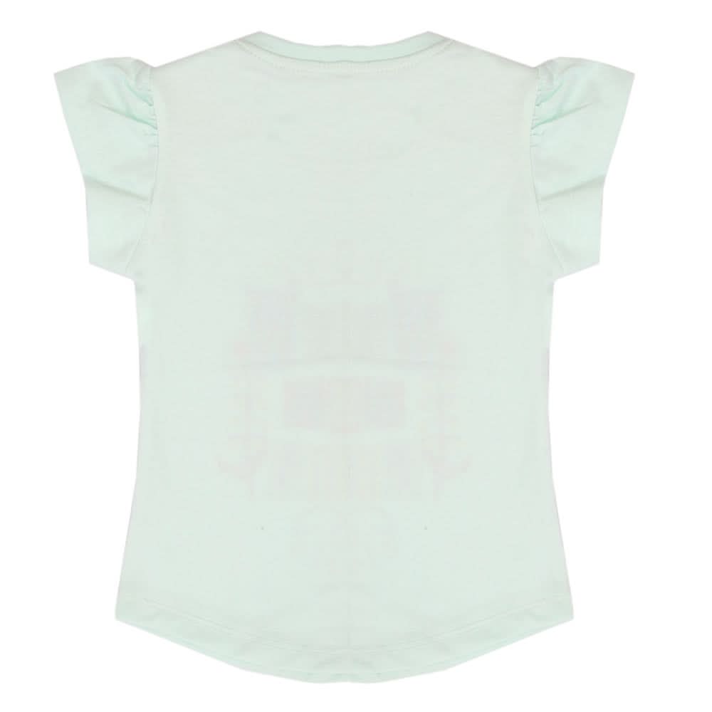 Girls Half Sleeves T-Shirt - Light Green, Girls T-Shirts, Chase Value, Chase Value