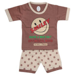 Boys Half Sleeves Suit - Brown, Kids, Boys Sets And Suits, Chase Value, Chase Value