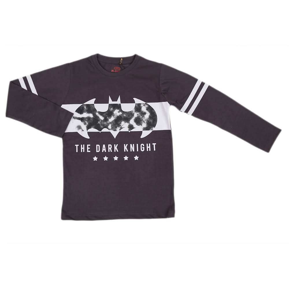 Boys Full Sleeves T-Shirt - Grey, Kids, Boys T-Shirts, Chase Value, Chase Value