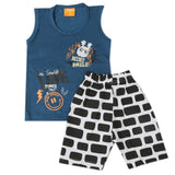 Boys Sando Suit - Steel Blue, Kids, Boys Sets And Suits, Chase Value, Chase Value