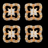 Women's Ear Tops 2 Pcs - Golden, Women, Earrings & Tops, Chase Value, Chase Value