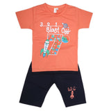 Boys Half Sleeves Suit - Orange, Kids, Boys Sets And Suits, Chase Value, Chase Value
