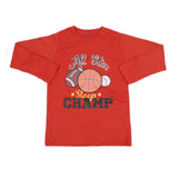 Boys Full Sleeves Jersey T-Shirt - Rust, Kids, Boys T-Shirts, Chase Value, Chase Value