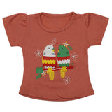 Newborn Girls Half Sleeves T-Shirt - Tea Pink, Kids, Newborn Girls T-Shirts, Chase Value, Chase Value