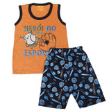 Boys Sando Suit - Peach, Kids, Boys Sets And Suits, Chase Value, Chase Value