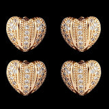 Women's Ear Tops 2 Pcs - Golden, Women, Earrings & Tops, Chase Value, Chase Value