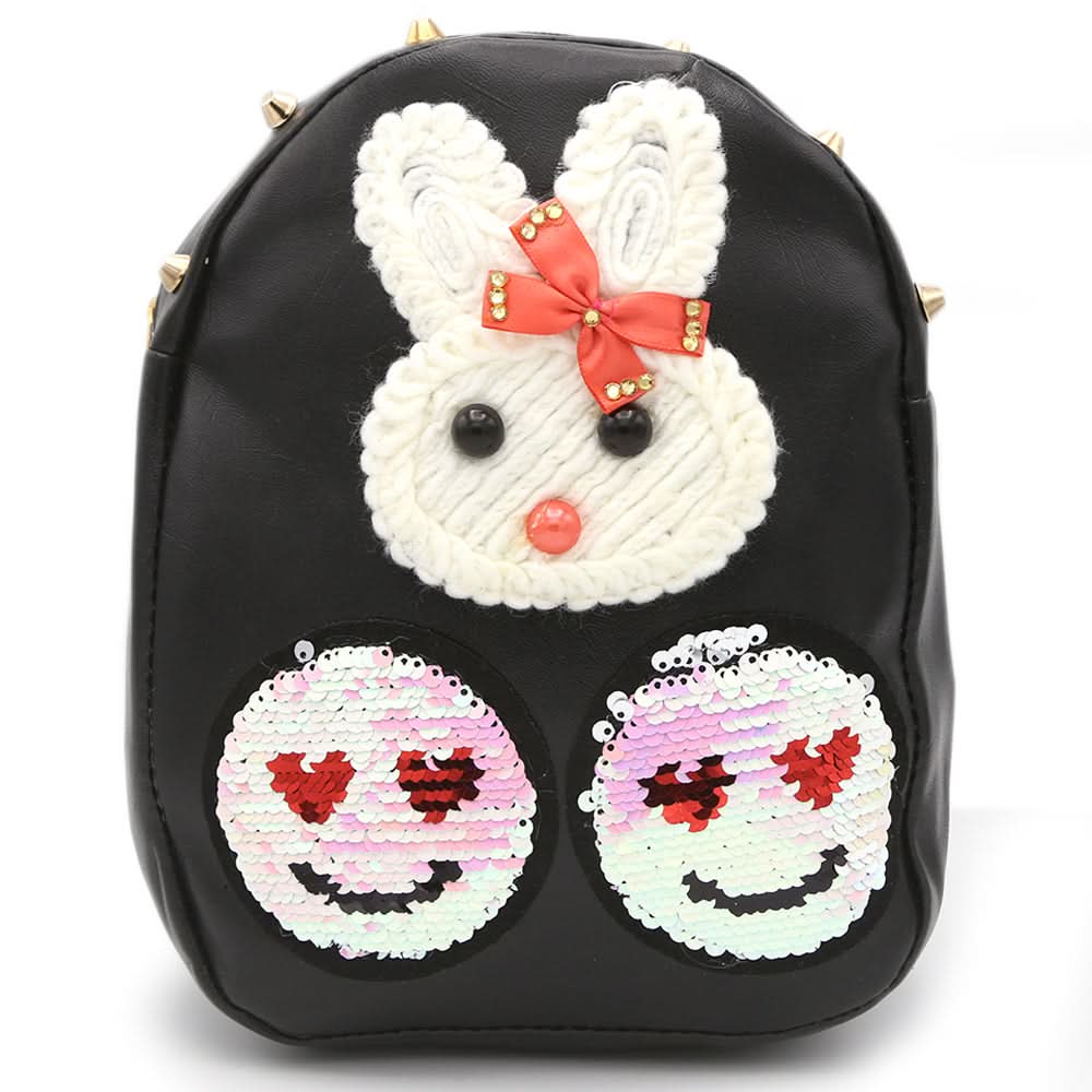 Girls Backpack (7572F) - Black, Kids, School And Laptop Bags, Chase Value, Chase Value