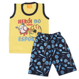 Boys Sando Suit - Yellow, Kids, Boys Sets And Suits, Chase Value, Chase Value