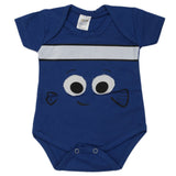 Newborn Boys Half Sleeves Romper - Royal Blue, Kids, Newborn Boys Rompers, Chase Value, Chase Value