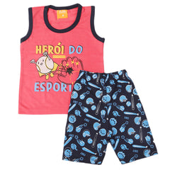Boys Sando Suit - Pink, Kids, Boys Sets And Suits, Chase Value, Chase Value