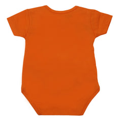 Newborn Boys Half Sleeves Romper - Orange, Kids, Newborn Boys Rompers, Chase Value, Chase Value