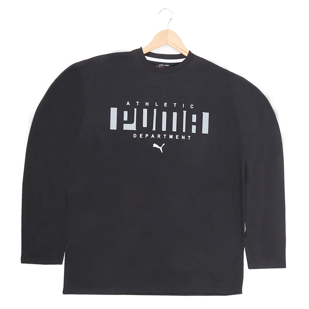 Men's Full Sleeves T-Shirt - Black, Men, T-Shirts And Polos, Chase Value, Chase Value