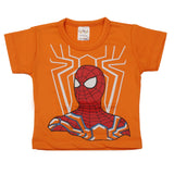 Newborn Boys Half Sleeves T-Shirt - Orange, Kids, Newborn Boys Shirts And T-Shirts, Chase Value, Chase Value