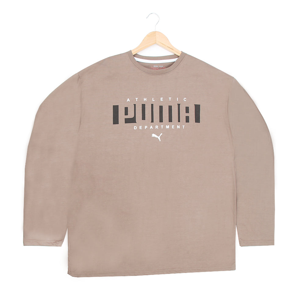 Men's Full Sleeves T-Shirt - Coffee, Men, T-Shirts And Polos, Chase Value, Chase Value