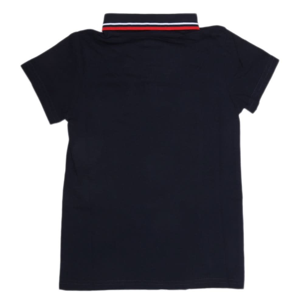 Boys Half Sleeves Polo T-Shirt - Navy Blue, Kids, Boys T-Shirts, Chase Value, Chase Value
