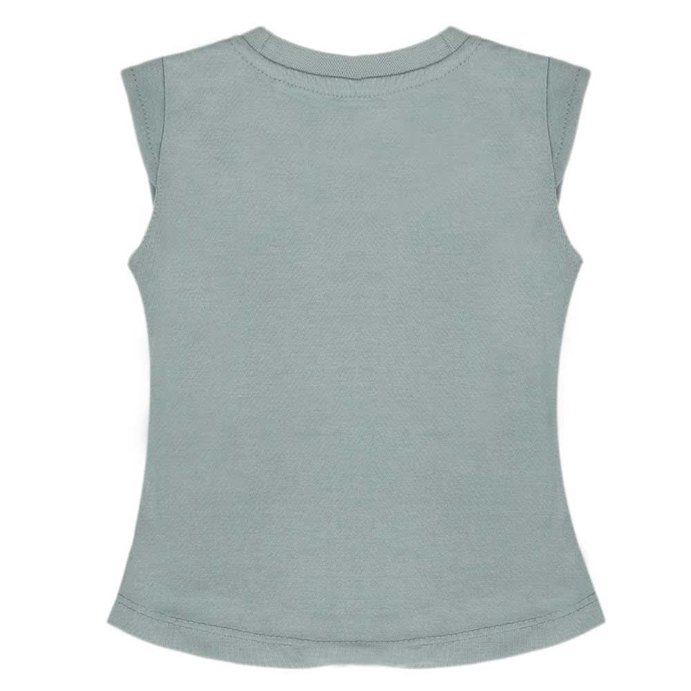 Girls Half Sleeves T-Shirt - Light Green, Girls T-Shirts, Chase Value, Chase Value