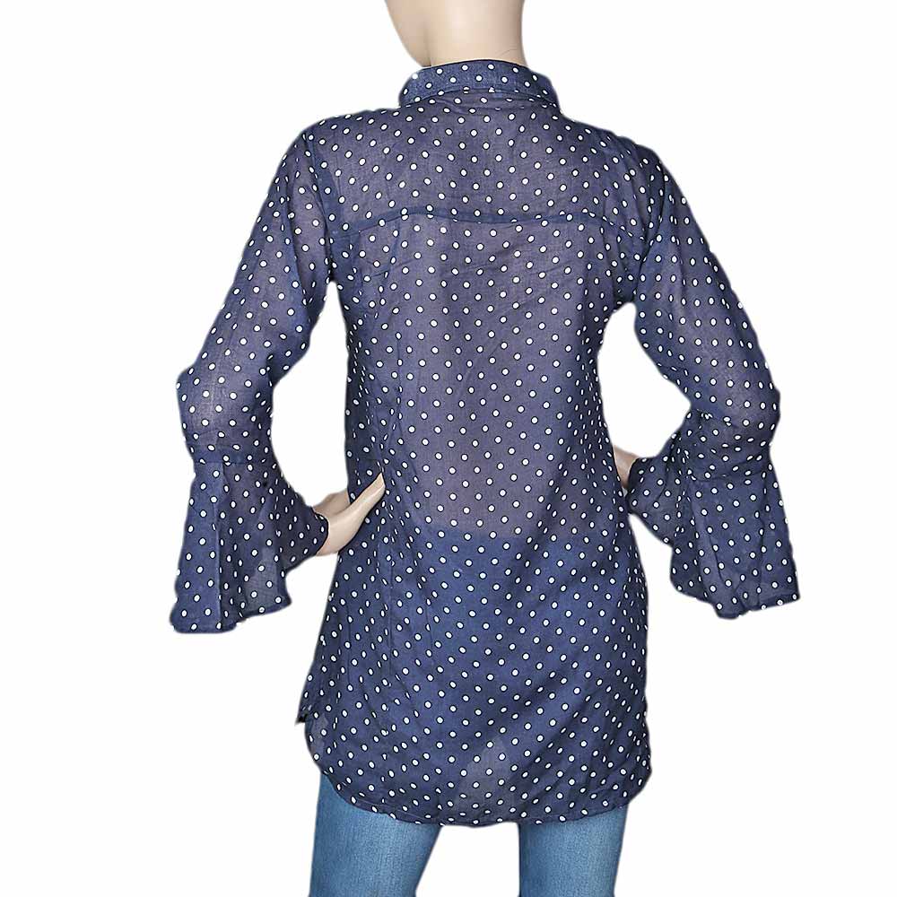Women's Embroidered Western Top - Navy Blue, Women, T-Shirts And Tops, Chase Value, Chase Value