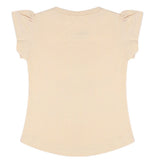 Girls Half Sleeves T-Shirt - Fawn, Girls T-Shirts, Chase Value, Chase Value