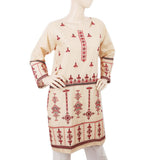 Women's Embroidered Kurti 29 - Skin, Women, Ready Kurtis, Chase Value, Chase Value