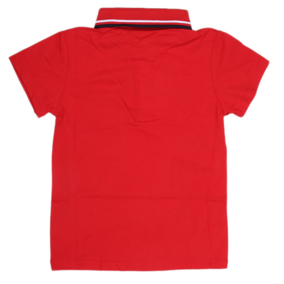 Boys Half Sleeves Polo T-Shirt - Red, Kids, Boys T-Shirts, Chase Value, Chase Value