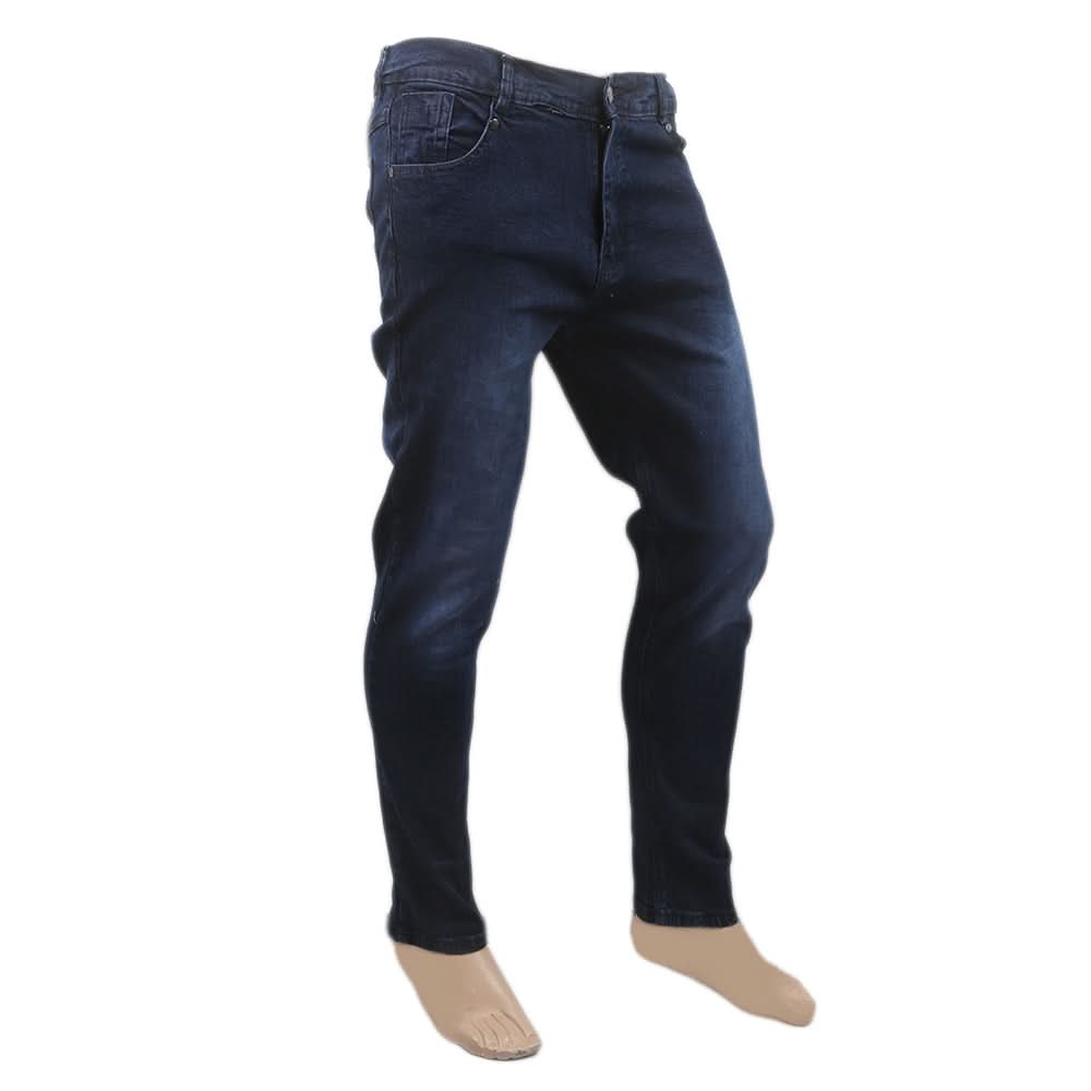 Men's Fancy Denim Pant - Dark Blue, Men, Casual Pants And Jeans, Chase Value, Chase Value