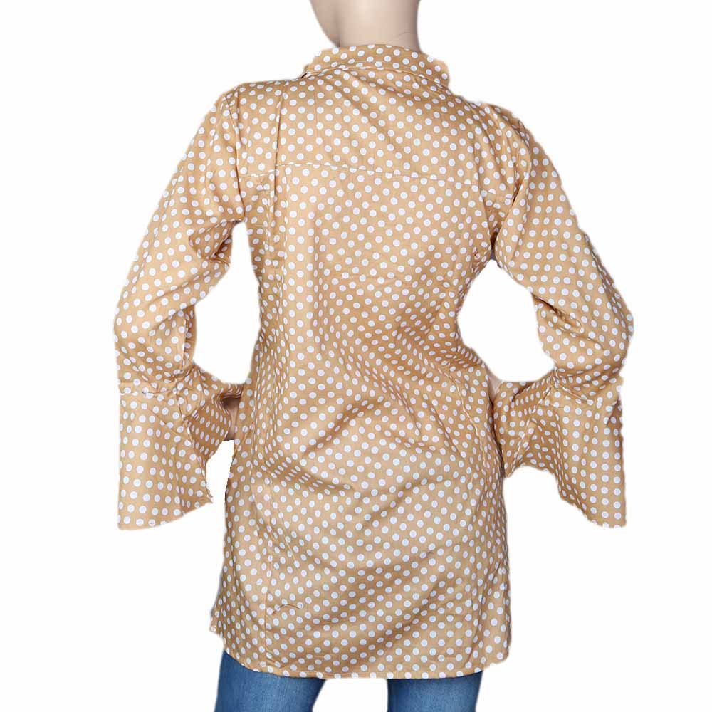 Women's Embroidered Western Top - Beige, Women, T-Shirts And Tops, Chase Value, Chase Value