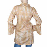 Women's Embroidered Western Top - Beige, Women, T-Shirts And Tops, Chase Value, Chase Value