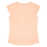 Girls Half Sleeves T-Shirt - Peach, Girls T-Shirts, Chase Value, Chase Value