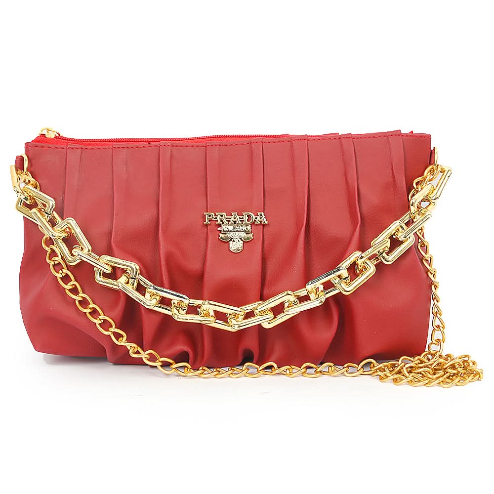Women's Shoulder Bag - Maroon, Women, Bags, Chase Value, Chase Value