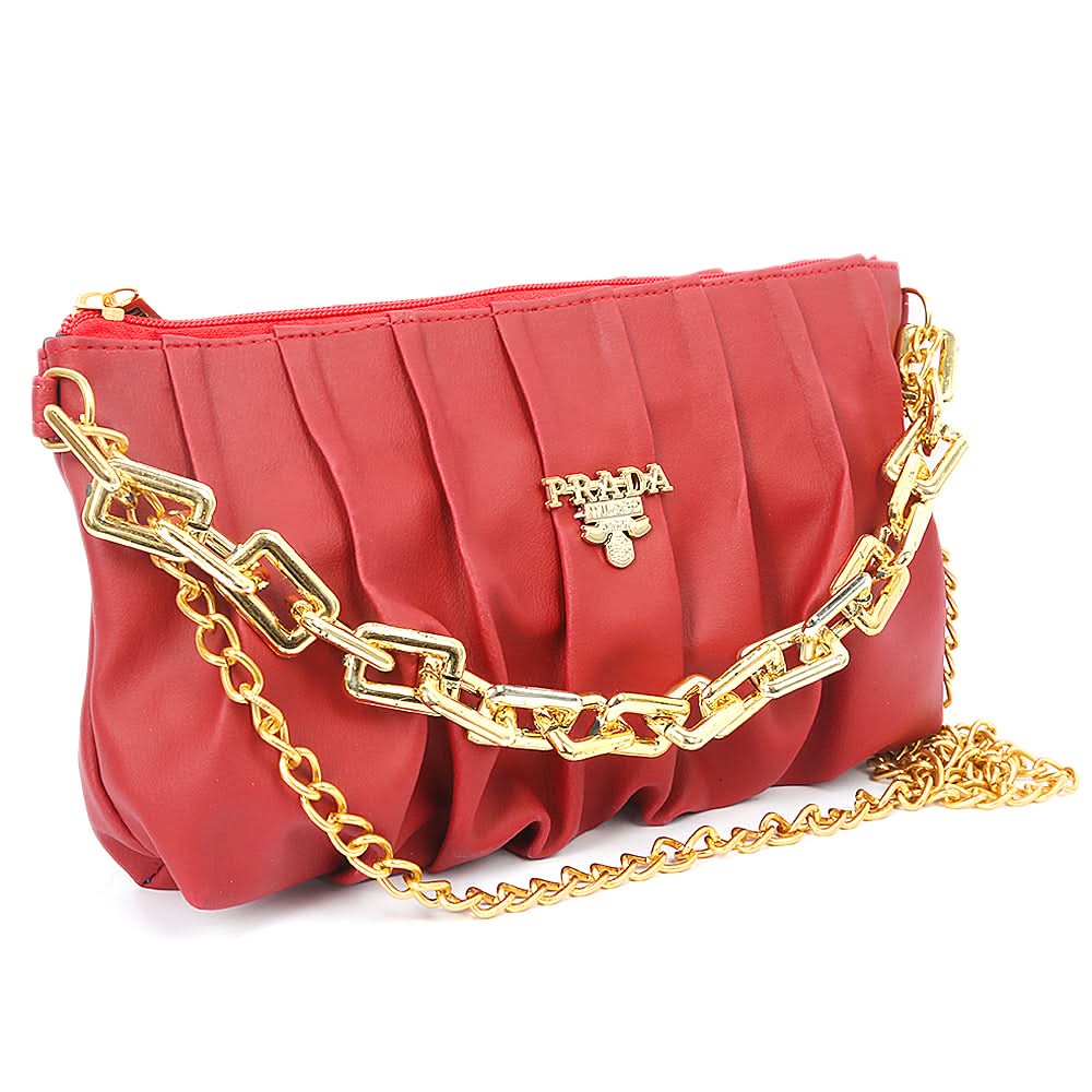 Women's Shoulder Bag - Maroon, Women, Bags, Chase Value, Chase Value