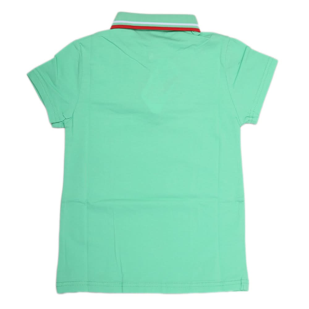 Boys Half Sleeves Polo T-Shirt - Green, Kids, Boys T-Shirts, Chase Value, Chase Value