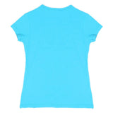Girls Half Sleeves T-Shirt - Cyan, Girls T-Shirts, Chase Value, Chase Value