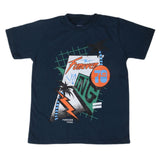 Boys Half Sleeves Jersey T-Shirt - Steel Blue, Kids, Boys T-Shirts, Chase Value, Chase Value