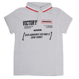 Boys Half Sleeves Polo T-Shirt - Grey, Kids, Boys T-Shirts, Chase Value, Chase Value