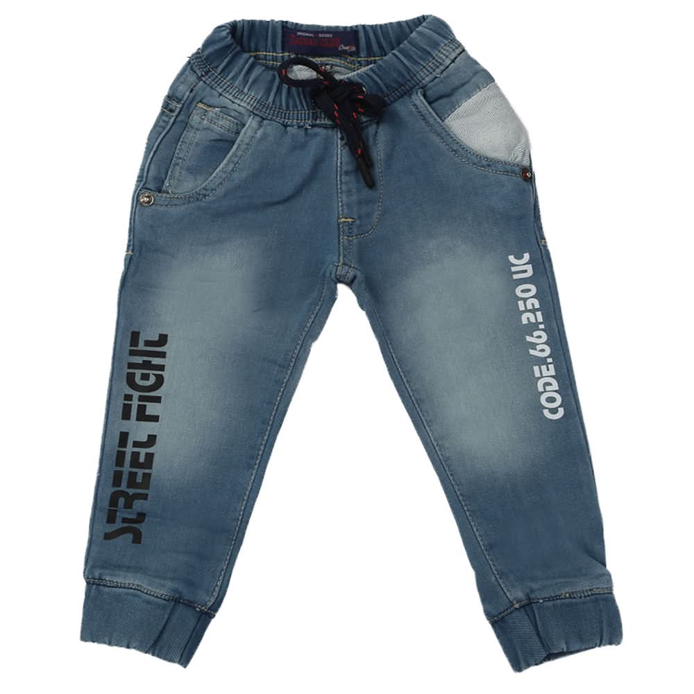Boys Knitted Pajama - Blue, Boys Pants, Chase Value, Chase Value