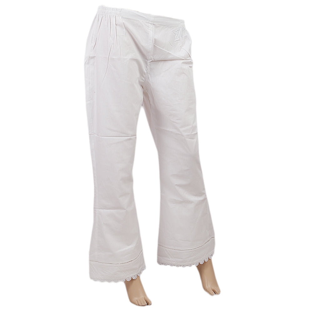 Women's Woven Trouser - White, Women, Pants & Tights, Chase Value, Chase Value