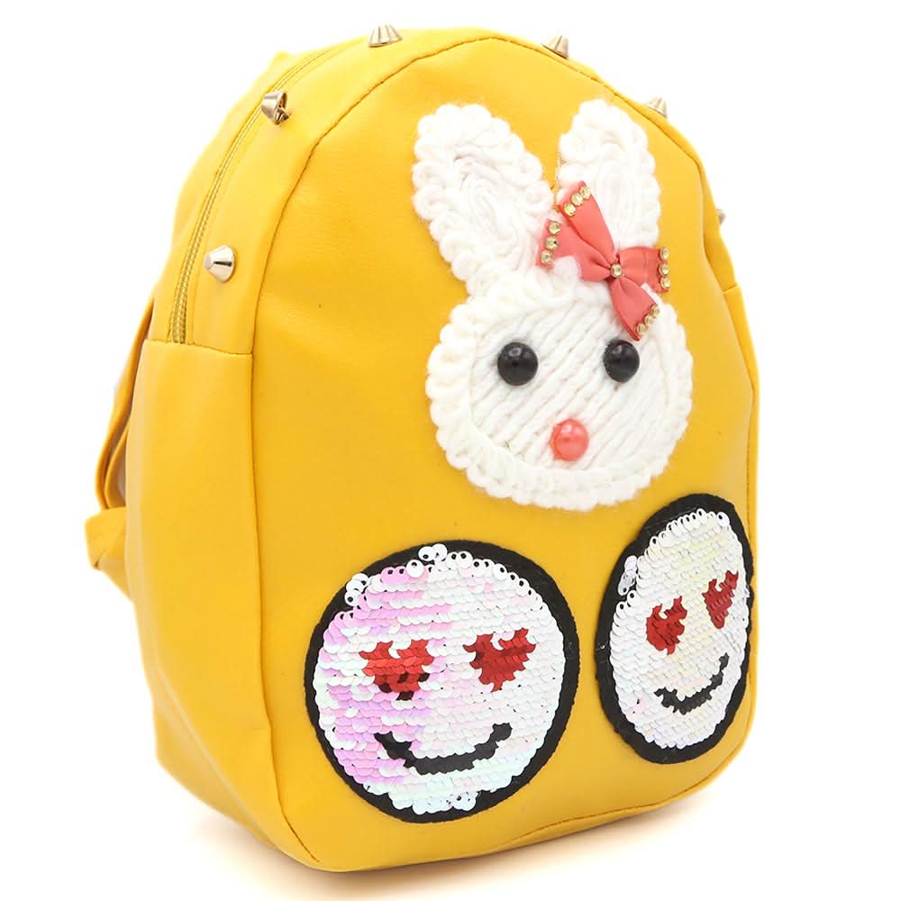 Girls Backpack (7572F) - Yellow, Kids, School And Laptop Bags, Chase Value, Chase Value