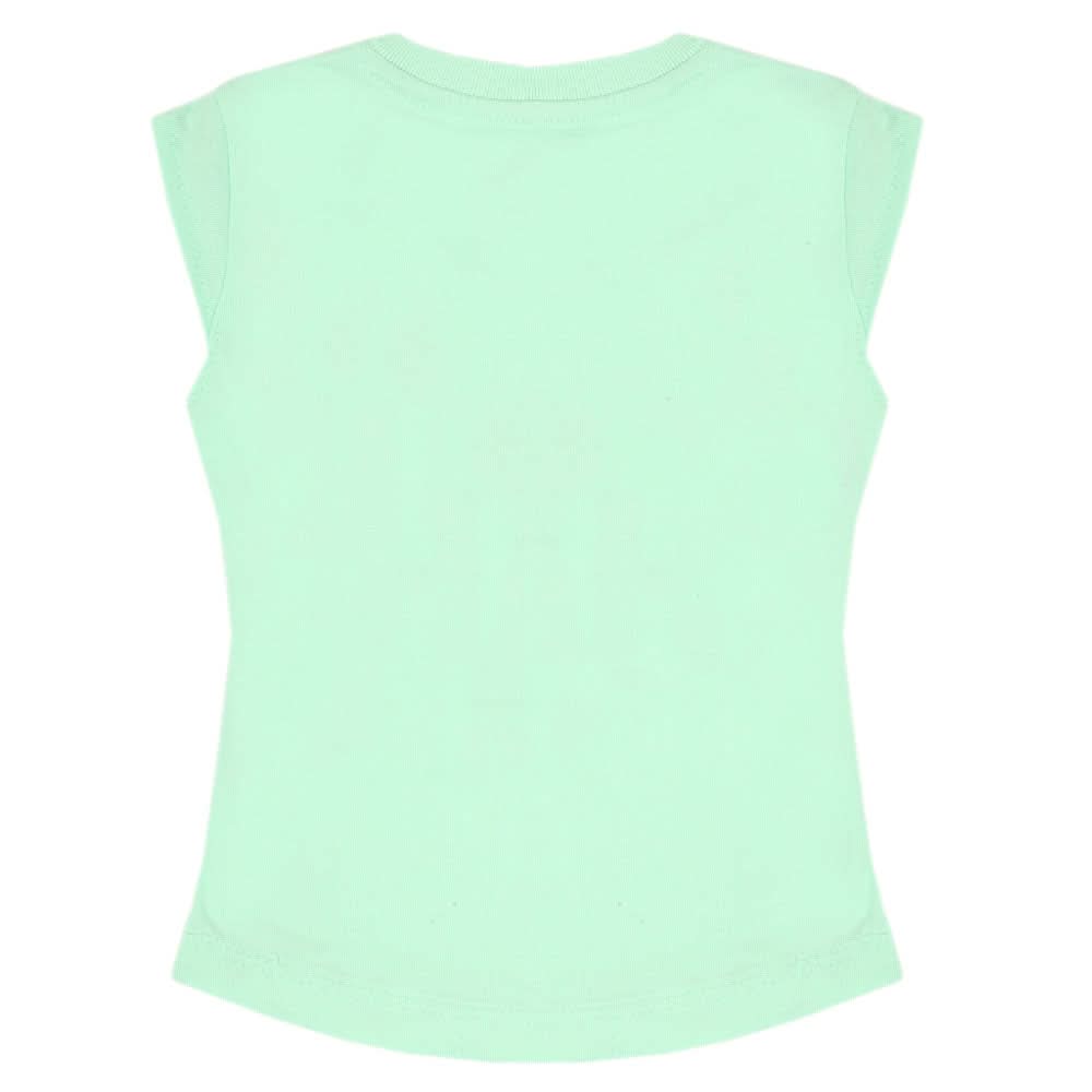 Girls Half Sleeves T-Shirt - Sea Green, Girls T-Shirts, Chase Value, Chase Value